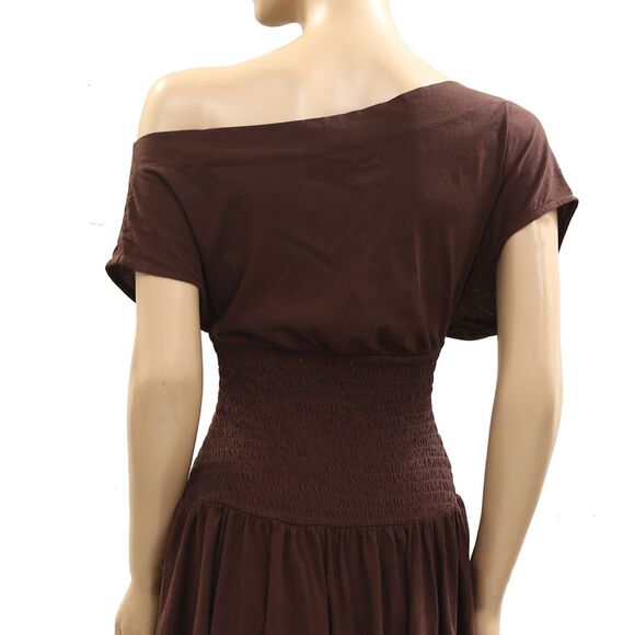 Free People Free-Est Scorching Hot Mini Dress Smocked Off The Shoulder S 284173 - Picture 9 of 10